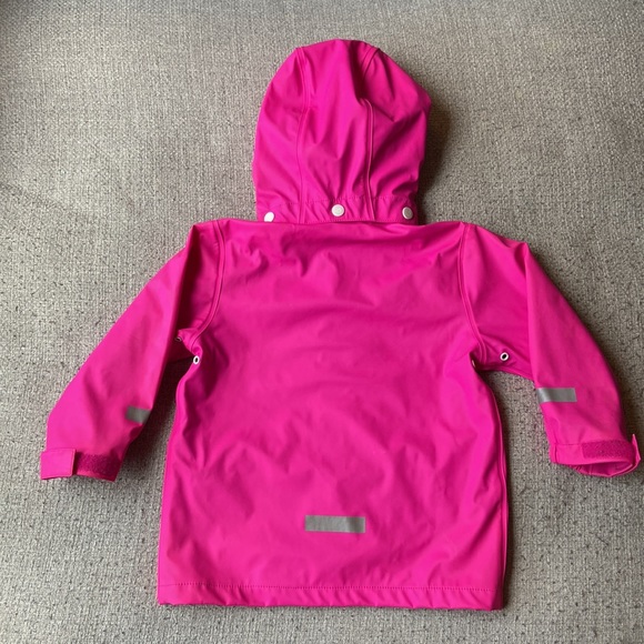 Kamik Splash Rain Jacket - 3T - neon pink - Picture 5 of 6